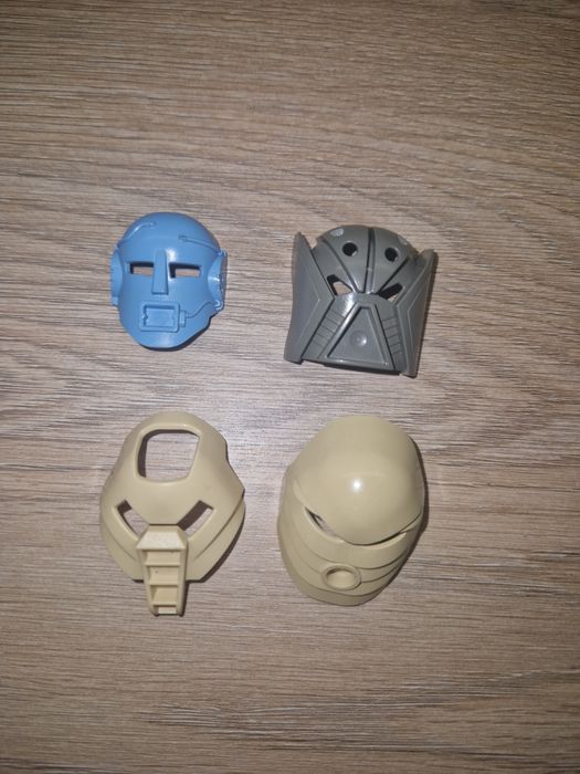 4x maski Bionicle - Tan Mask Rau 32574 LEGO