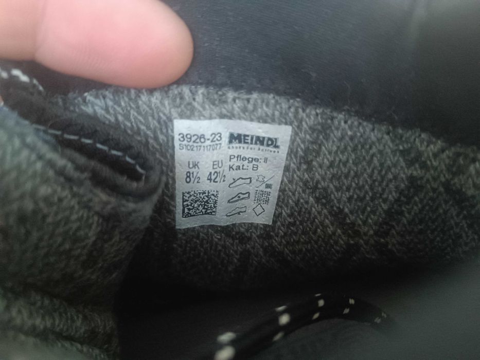 Ботинки берцы плотный замш кожа Meindl Arctic gore tex 43 27.5 см