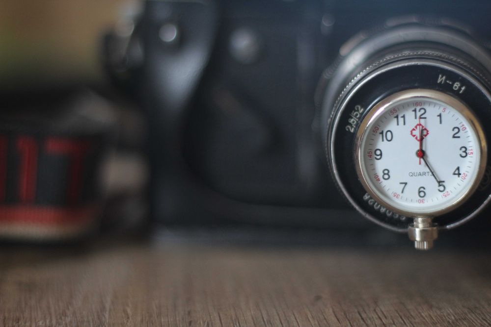 Часы из фотоаппарата Зенит