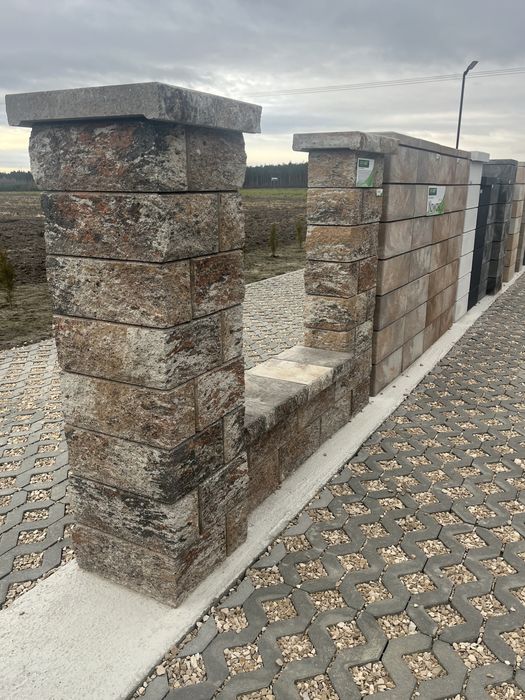 Pustaki ogrodzeniowe Drewbet CUBO plyty betonowe 2 stronne