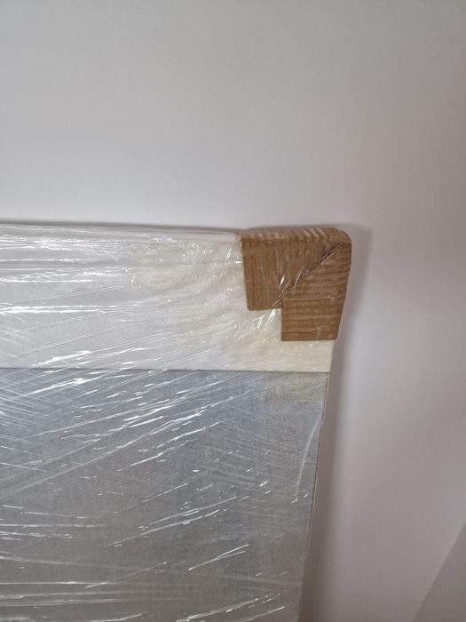 Espelho de cómoda lacado branco