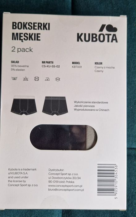 2 pak bokserek Kubota