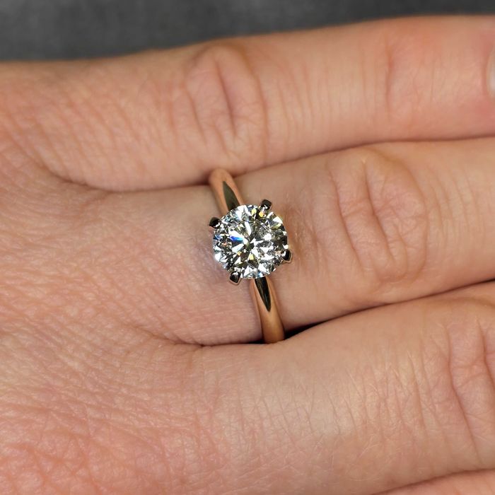 Pierścionek Diament Naturalny 1,5 CT HRD