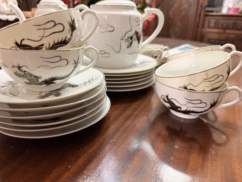 Conjunto de café e chá