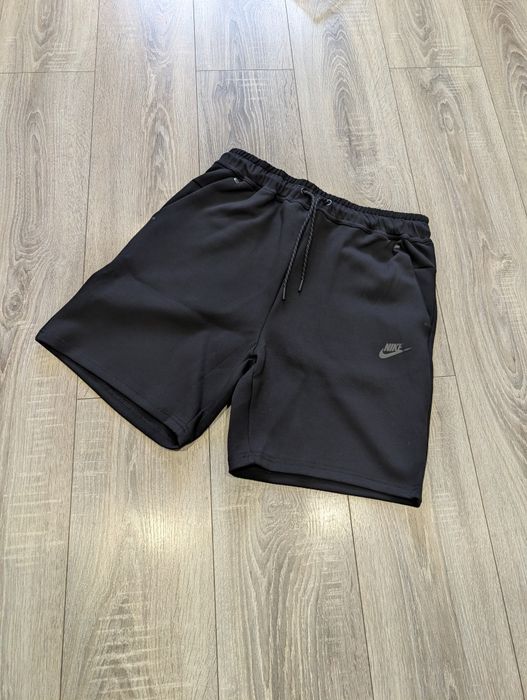 Шорти Найк Тек Фліс Чорні / Nike Tech Fleece / Відправка сьогодні!