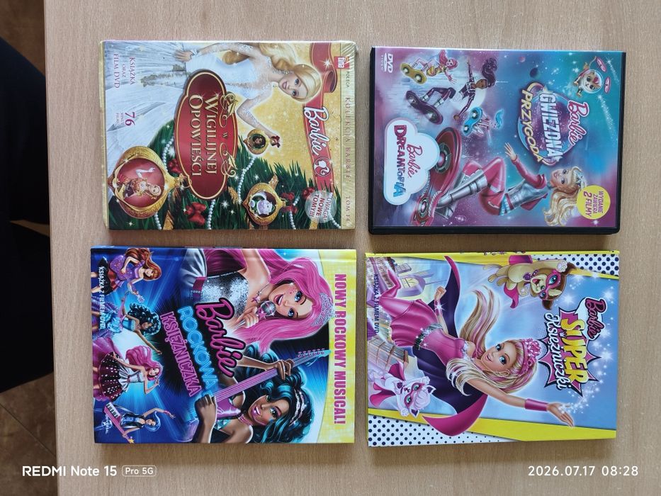 DVD barbie bajki 4 płyty