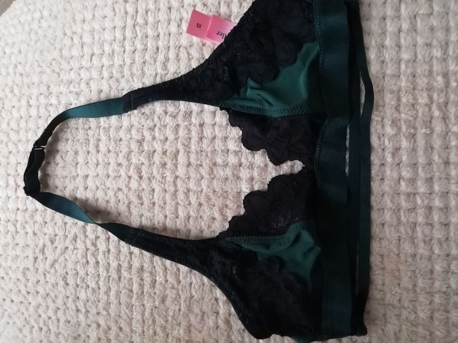 Biustonosz XS butelkowa zieleń