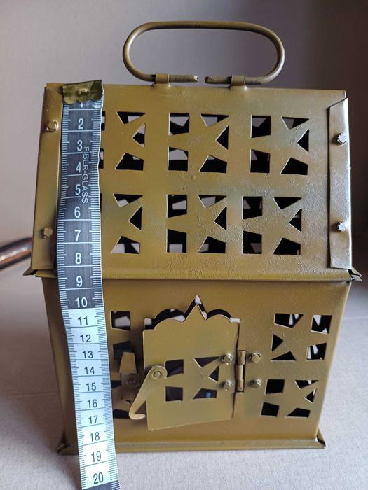 Casa lanterna porta-velas vintage