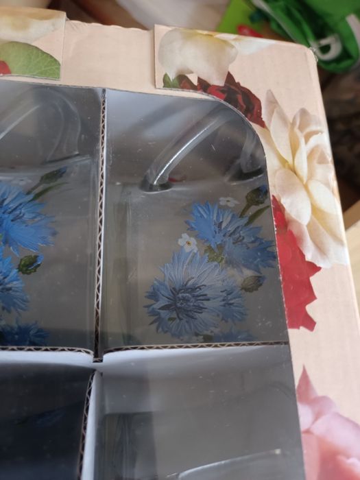 Чашки кавові набір скло