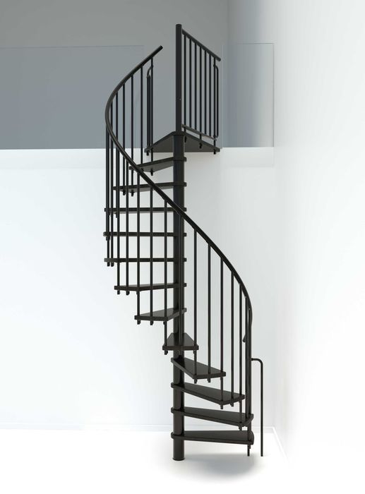 PROMOCJA ! Schody kręcone BERLIN Black / 120 cm