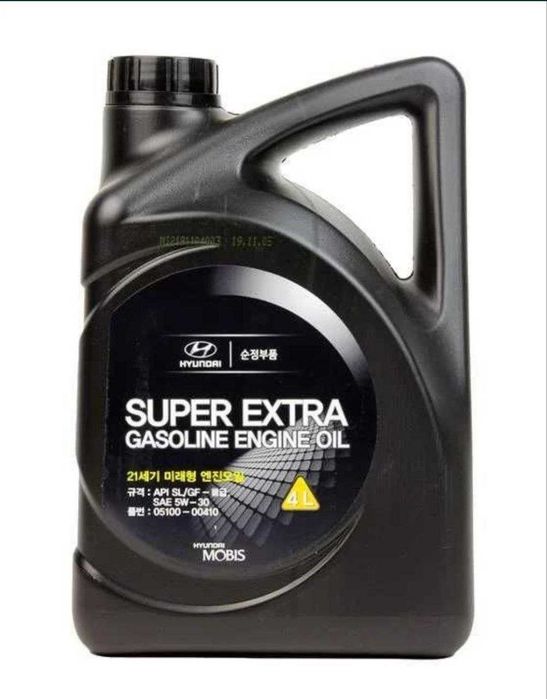 Масло моторное Hyundai Kia 5w30 05100-00410/05100-00441