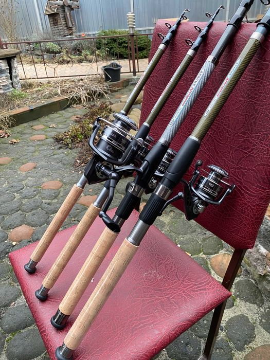 Спиннинг телескоп + катушка Apache Navigator2.1/2.4/2.7/3.0/3.6/3.9м