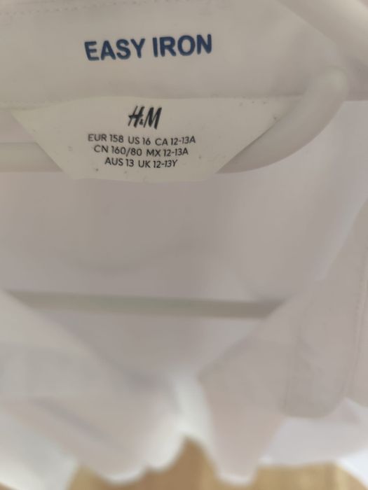 Koszula chłopięca biała w rozm. 158 marki H&M
