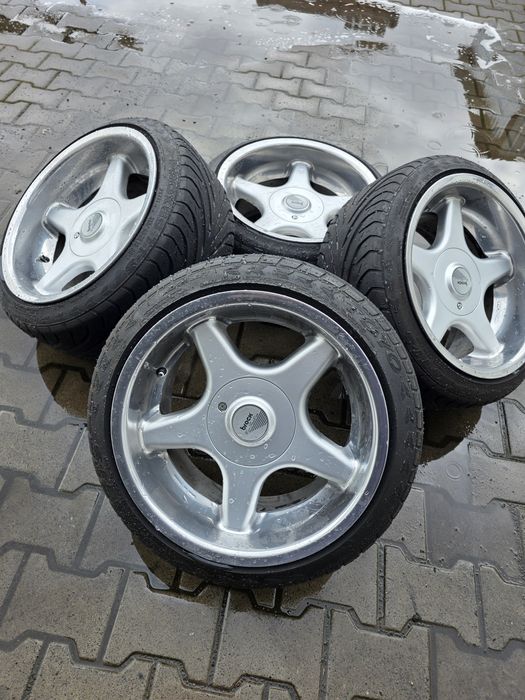 Felgi BROCK B1 16" x 9J szerokie bmw e30 4x100 odnowione rarytas poler