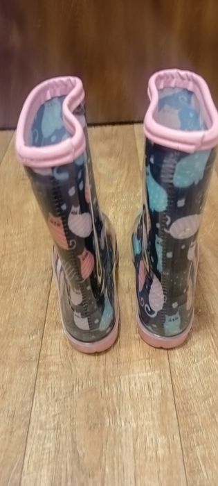 Kalosze, gumowce dziewczęce rozmiar 32