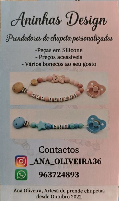 Prendedores de chupeta