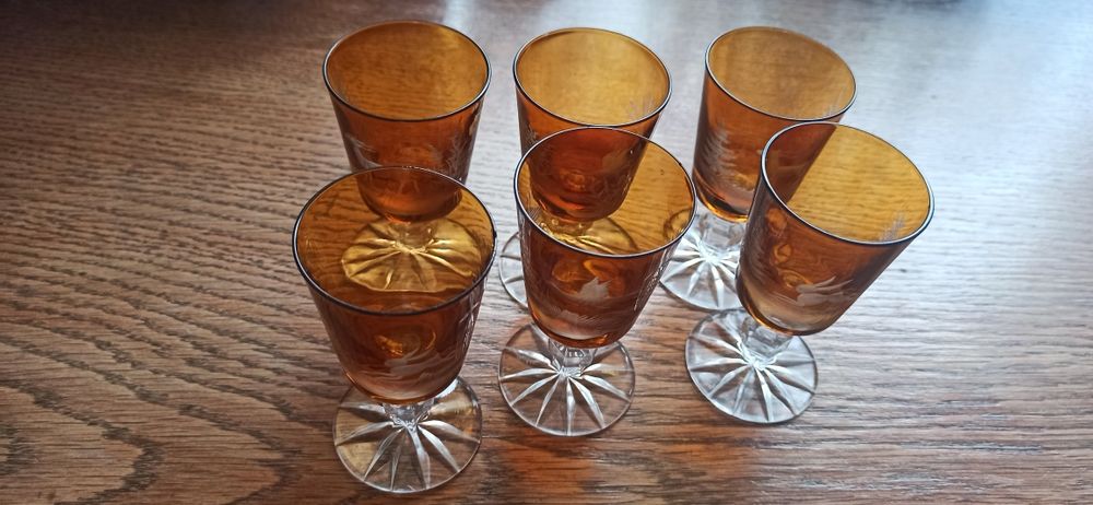 Kryształowe kieliszki do wódki