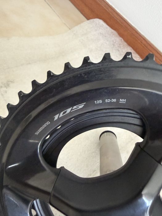 Pedaleira shimano 105 com 165mm