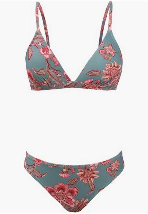 CUPSHE bikini kwiatowe trójkątne wiązane rozmiar XL