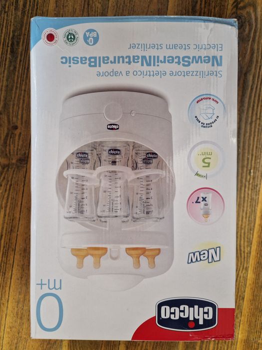 Esterilizador de Biberões a Vapor Chicco