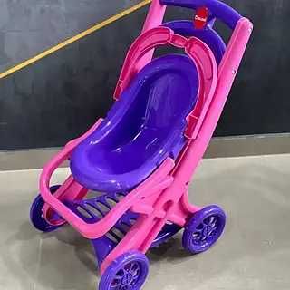 Коляска візочок для ляльки з люлькою лежача сидяча Долоні doloni