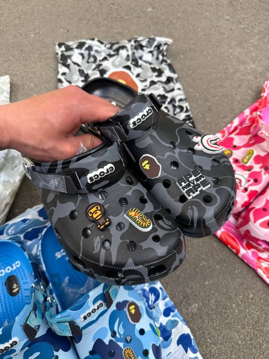 Крокси Bape/ бейп/ крокси/ взуття на літо