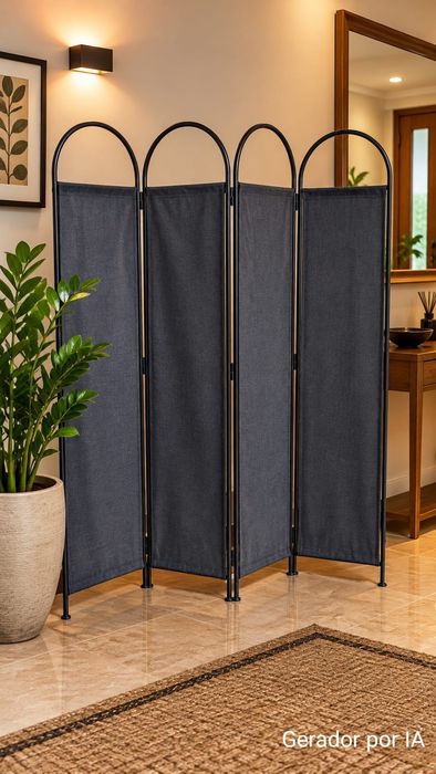 Biombo cinza, IKEA