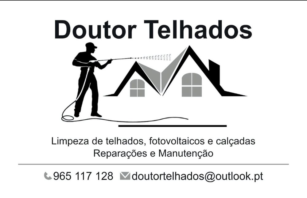 Lavagem telhados, calçadas e fotovoltaicos,. Isolamento de sótão