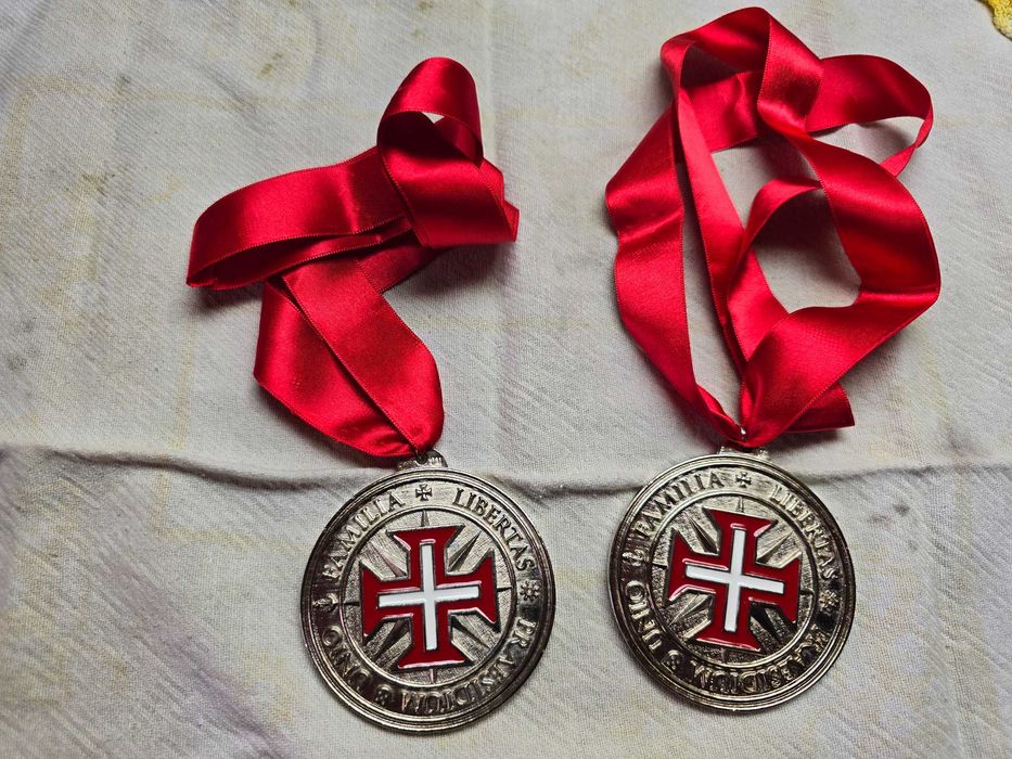 Lote de 2 Medalhas Maconicas.