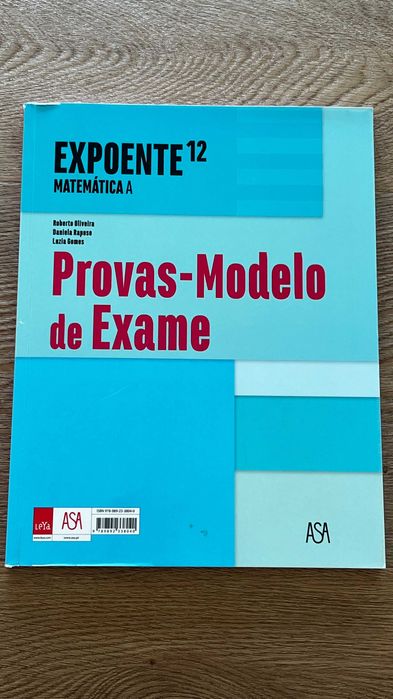 Expoente 12 - Matemática A 12º Ano - Caderno de Exercícios e Testes
