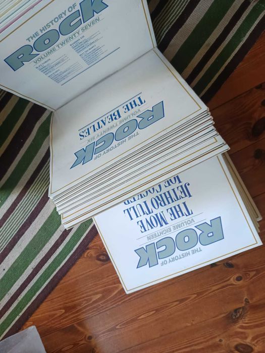 Komplet 40 płyt vinylowych Historia Rocka