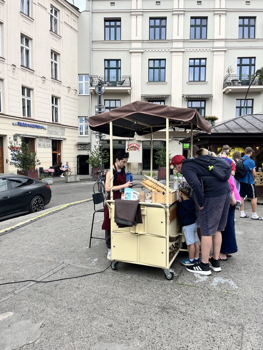 Riksza lodowa  + miejsce,wozek gastronomiczny lody HARDICE faktura vat
