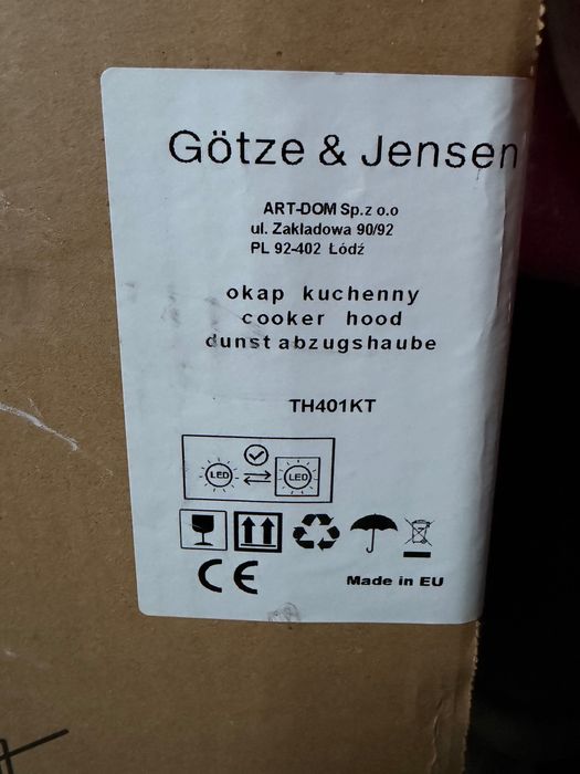 Okap kuchenny nowy