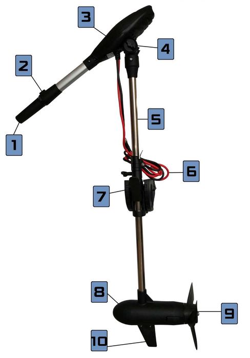 Mocny silnik elektryczny do łodzi Haswing Protruar G 4.0 / 5kM / 24V / 5 HP