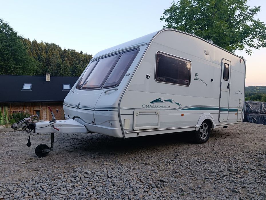 SWIFT Challenger 470  Sprzedam przyczepę kempingową Swift Challenger w bardzo dobrym stanie
