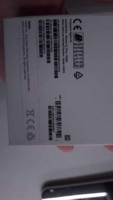 IPhone 13 PINK, bateria 85%