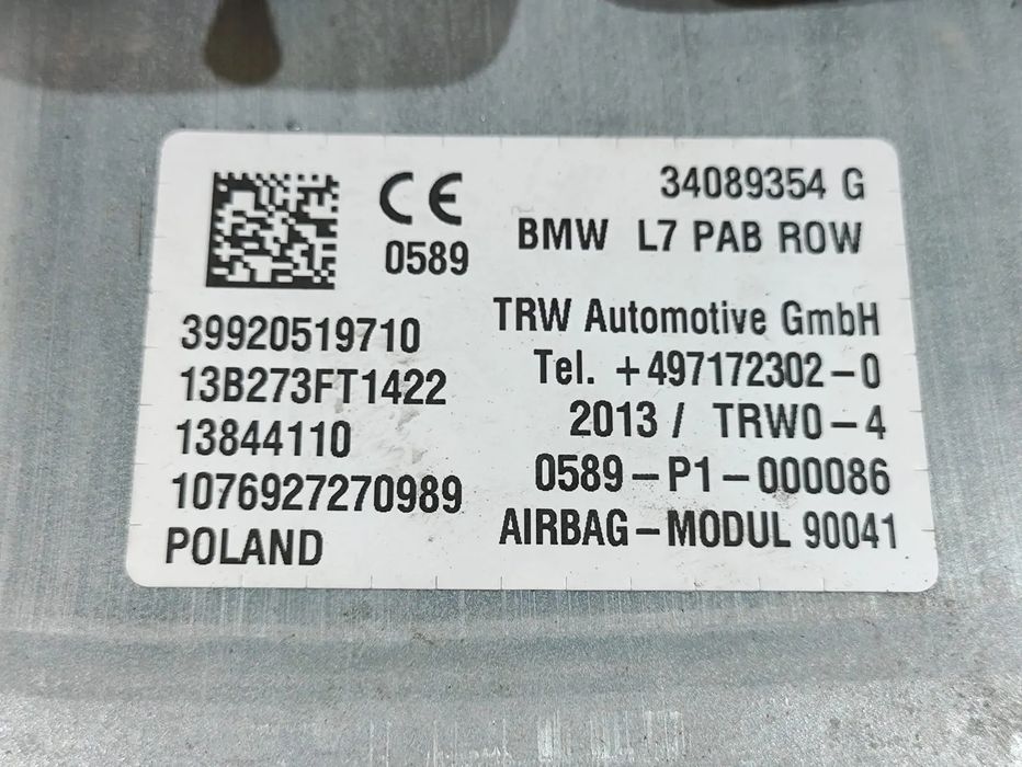 Airbag passageiro BMW Serie 3 F30
