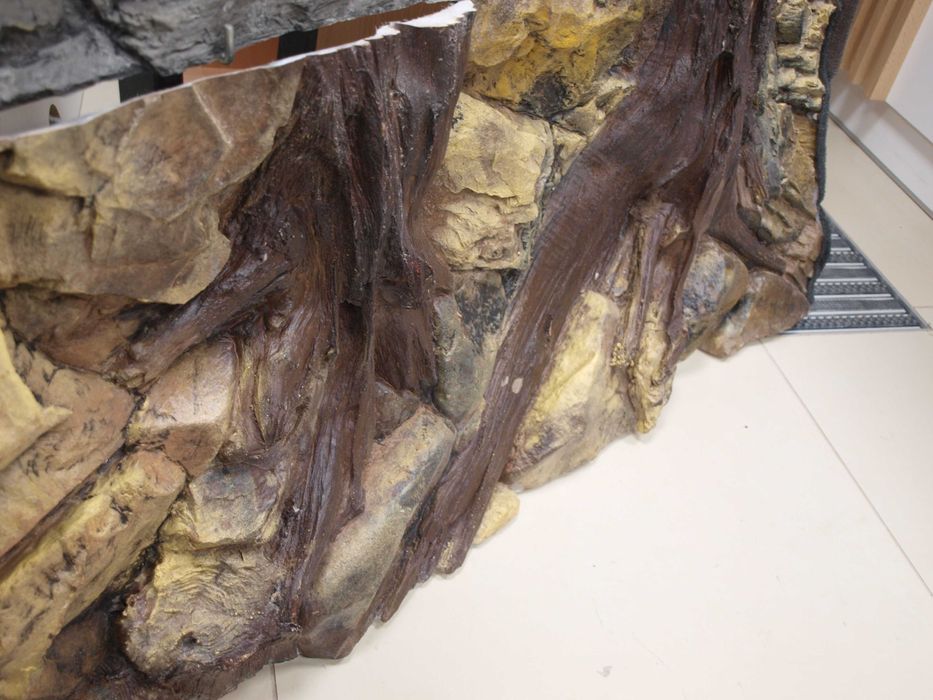 Tło korzeń do akwarium 120x50 3D