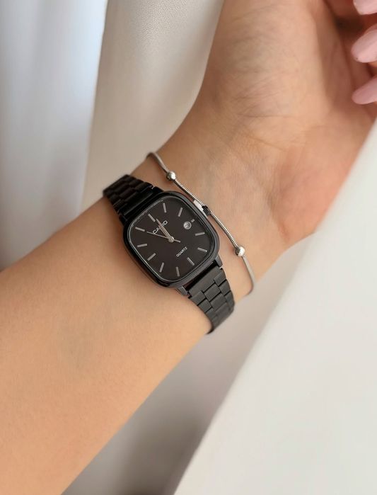 Часы Casio женские чёрные, кварцовые Касио часы женские