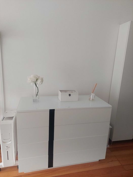 Mobília de quarto moderna e atual,lacada, medida standard, comp