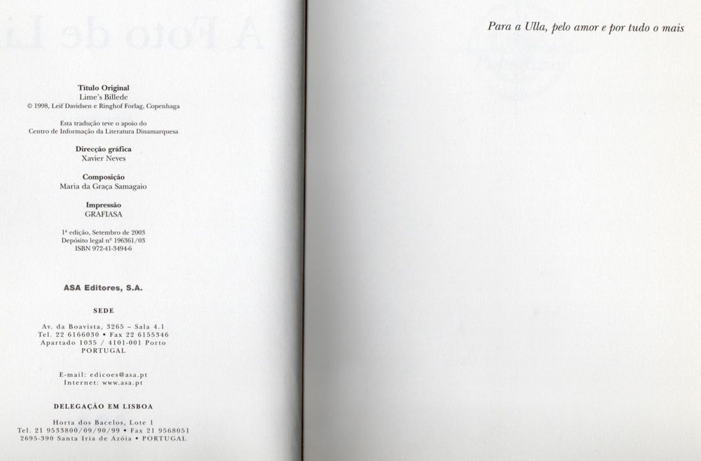 "A foto de Lime" de Leif Davidsen
