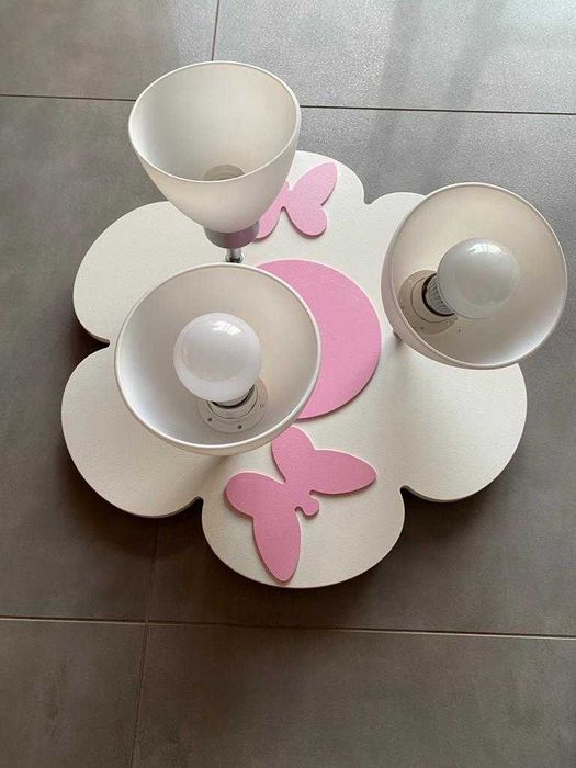 Lampa kwiat, motyle - 1 sztuka