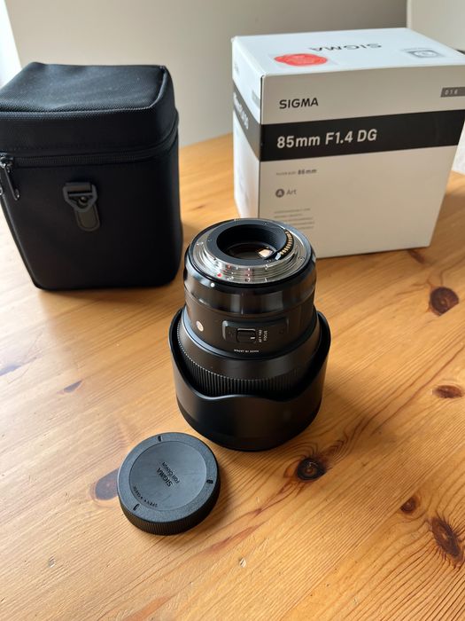 Sigma 85mm 1.4 ART – Canon EF, stan bdb, komplet, Gdańsk Młody Jasień