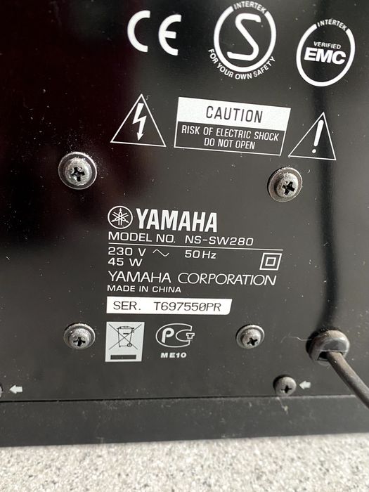 Colunas Home Cinema 5.1 Yamaha