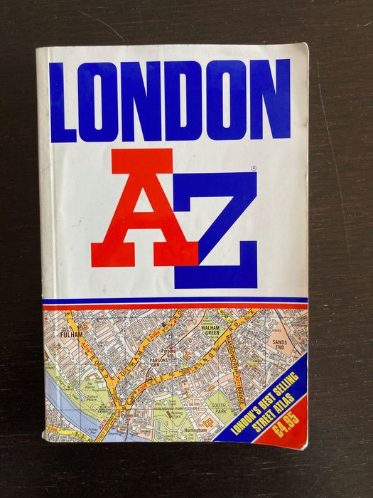Mapa Londynu London A-Z