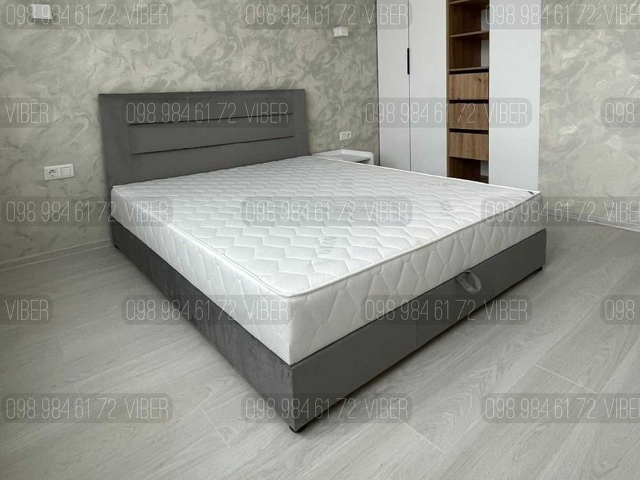 ХИТ! Кровать с МАТРАСОМ 140х200 + подъемный механизм. ПОДИУМ 25