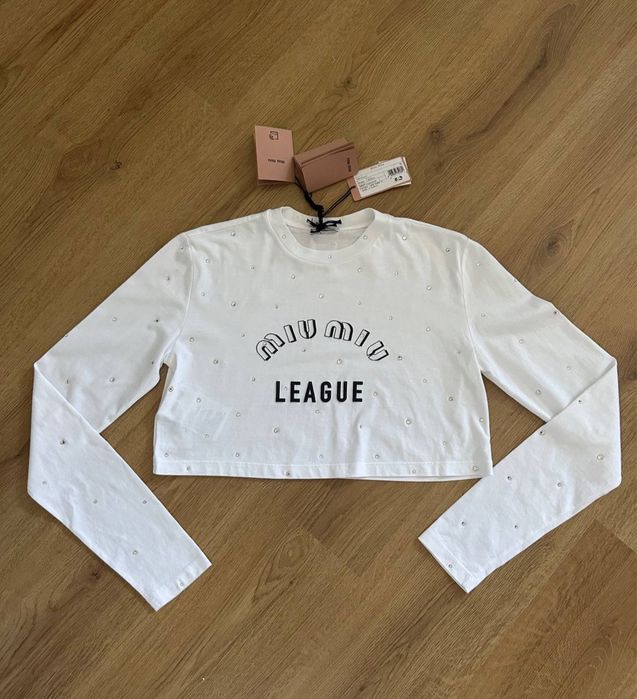 miu miu кофта укороченная