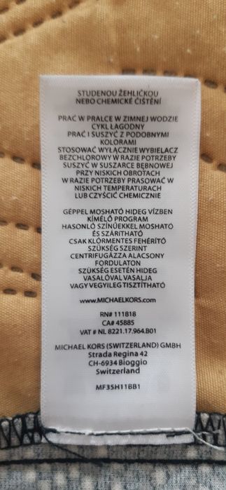 Bluzka bez rękawów S Michael Kors. Dzianina z elastanem,.