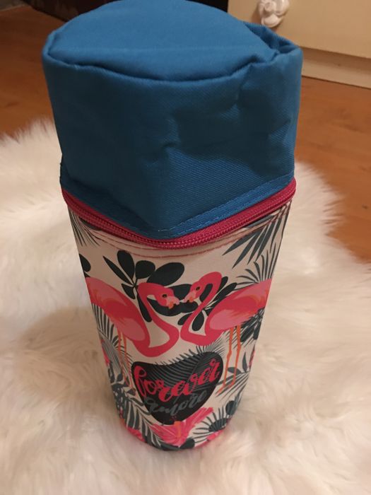 Garrafa Termica Estampada para a Praia