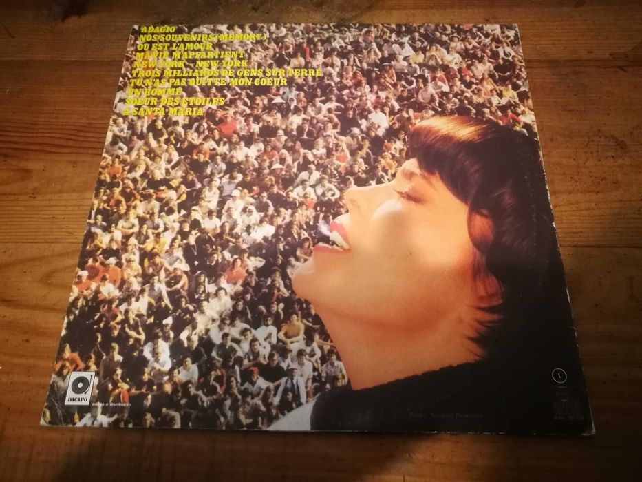 MIREILLE MATHIEU - Trois Milliards de Gens Sur Terre LP